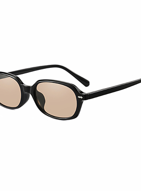 [送丝巾]MOSHYE墨上影复古窄框太阳镜新款显脸小高级感防晒墨镜