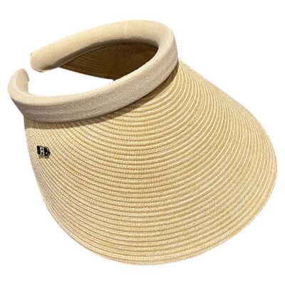 网红草编大檐女出游太阳帽