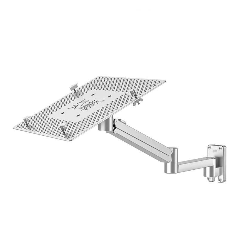 昊雄笔记本电脑支架气压臂支架悬臂可升降多功能工业机床壁挂托架站立式电脑架