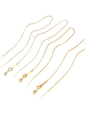 铜镀金镀18k金金针式diy万能手链