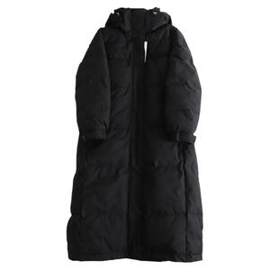 彩系！加厚保暖鹅绒服2024冬季新款三防蓄热宽松长款黑色羽绒服女