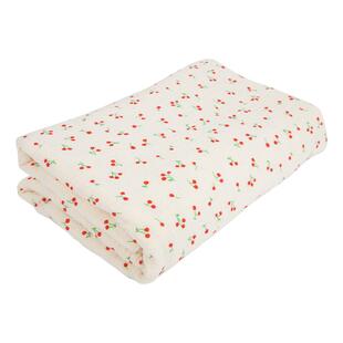 全棉睡衣布料纯棉印花双层纱布加厚春秋女碎花睡裙居家服婴儿面料