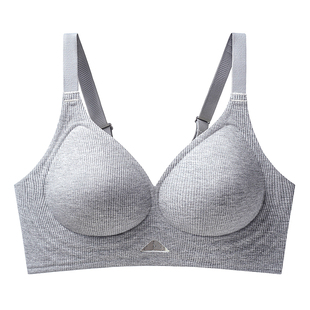 猫人内衣女小胸聚拢提拉上托收副乳防下垂无痕美背文胸无钢圈胸罩