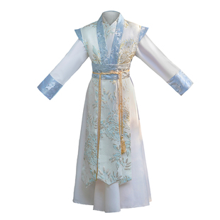 男童汉服中国风侠客古装国学服男孩帅气少爷服演出服儿童唐装春秋