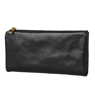 漫色植鞣头层牛皮男女款长钱包