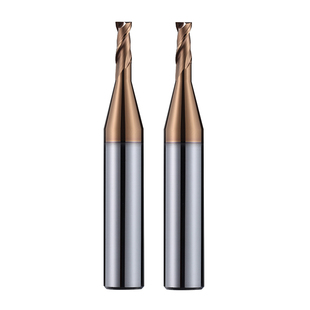 55度2刃小数点铣刀钨钢合金键槽立铣刀两刃平底加长涂层钢用