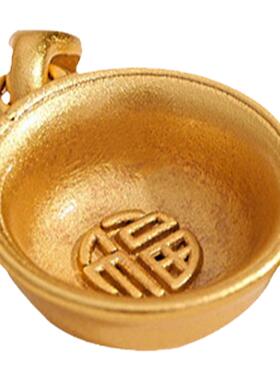 韩卡缇古法沙金强保色抗压吊坠