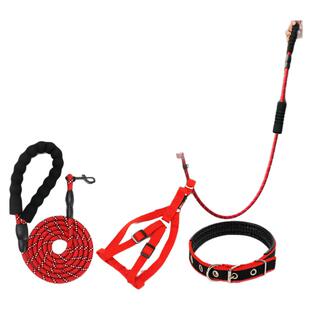 狗狗项圈牵引绳大中小型犬胸背带遛狗绳金毛马犬泰迪柯基幼犬狗链