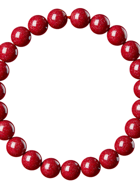 【假一赔两万】天然正品朱砂手串