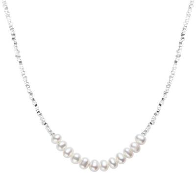 生日礼物周大生碎银子项链