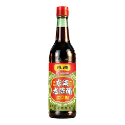 东湖0添加6度家用老陈醋420ml