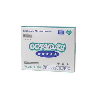 OOPSDAY四宫格卡册高颜值ins风小卡收纳册卡片明信片收藏册贴纸照片专辑收纳册小马宝莉收集册票根拍立得相册