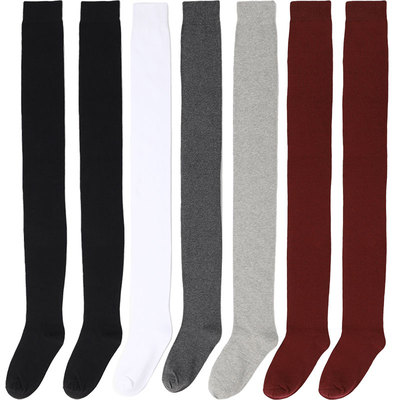 过膝袜加长版棉袜大腿女到高筒