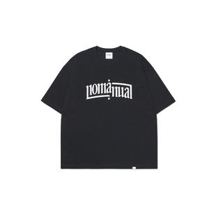 NOMANUAL韩国短袖男士t恤2025新款纯棉美式复古夏季休闲百搭小众