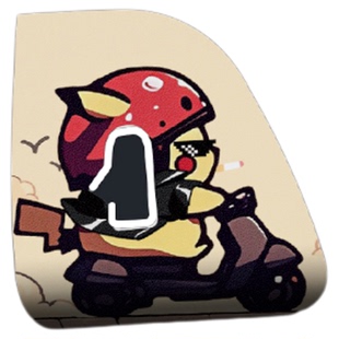 汽博士适用特斯拉ModelY3L焕新开门按键贴纸保护膜车内饰改装配件