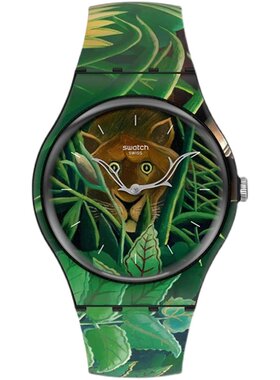 swatch斯沃琪瑞士手表moma艺术
