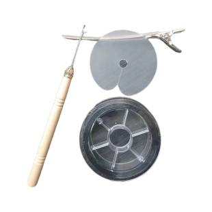 羽毛接发全套工具接发专业隐形接发专业水晶线钩针脏辫钩针线网红