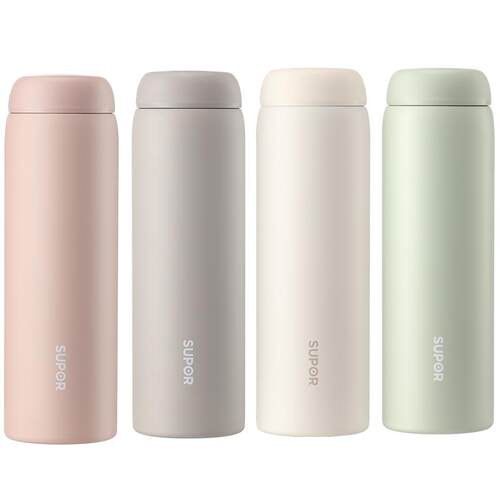 苏泊尔保温杯女士高颜值316L不锈钢学生礼物定制泡茶水杯子新款男