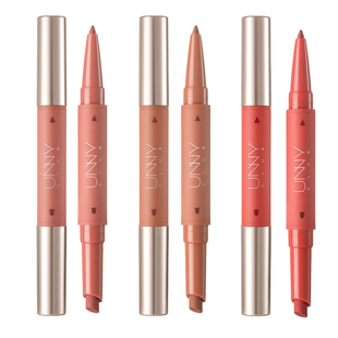 UNNY双头唇线笔勾勒唇形学生裸色口红自然丰唇唇笔旗舰店
