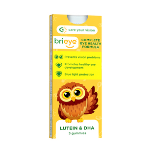 【天猫U先】brieye珍悦目眼脑宝儿童dha叶黄素护眼尝鲜装3粒/盒
