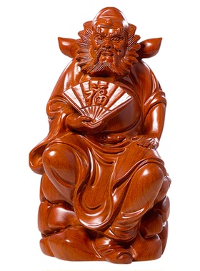 资深匠人钟馗花梨木中式