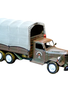 复古风铁艺吉普车解放牌怀旧模型