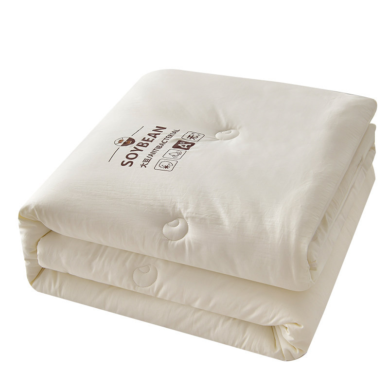 黛佳薇A类大豆纤维被加厚10斤冬被春秋棉被四季被褥单人学生被