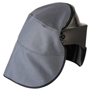 阻燃焊接头套电焊工披肩帽防焊渣飞溅烧不着防火帽子透气防尘帽子