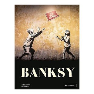【预售】班克西/班克斯 Banksy 精装 英国涂鸦艺术家作品集画册 英文原版进口街头艺术画集书籍