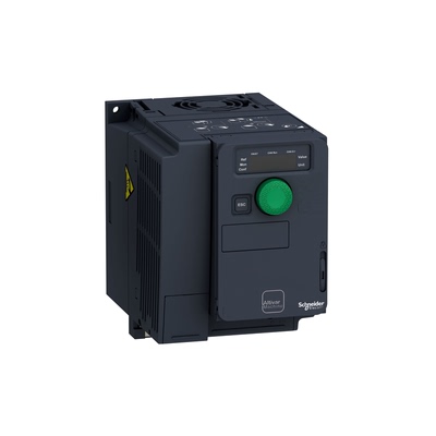 施耐德变频器0.37kW 0.5hp三相紧凑型 带滤波器 ATV320U04N4C