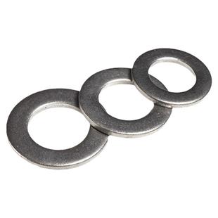 304/316不锈钢华丝平垫片介子垫圈加大加厚圆形M1.6M2M3M4M5-M42