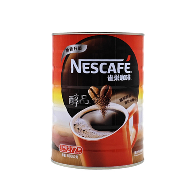雀巢醇品黑咖啡500克伴侣速溶