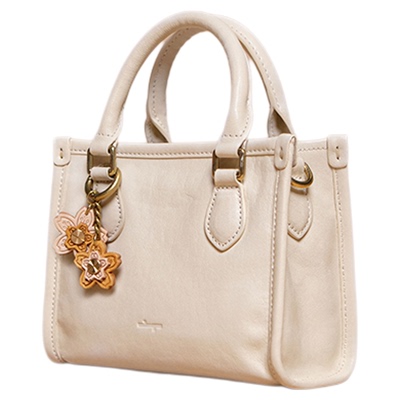 食草堂托特包2025新款包包头层植鞣皮单肩手提包通勤包小众高级感