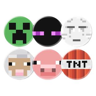我的世界吧唧徽章冰箱贴胸章Minecraft像素卡通游戏周边礼物礼品
