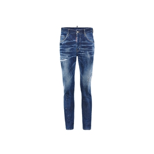 【7折】DSQUARED2/D2次方  男士做旧复古时尚牛仔裤SKATER