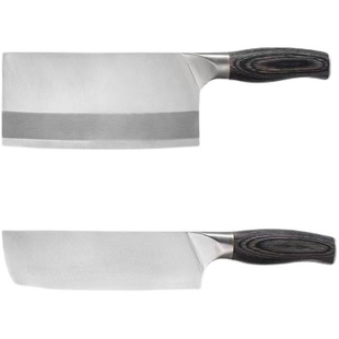 德国9CR18锻打夹钢菜刀超锋利女士专用切肉菜刀厨师专业切薄片刀