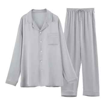 历史新低!猫人小冰块睡衣夏季男女情侣家居服2026新款冰丝可外穿秋春高级感实付68元到手包邮