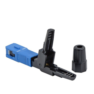 博雁翔预埋式冷接子光纤冷接头皮线光纤快速连接器FTTH电信级SCUPC方头冷接子