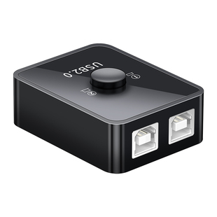 达而稳 USB打印机共享器多电脑四进一出自动切换器键盘鼠标一拖四