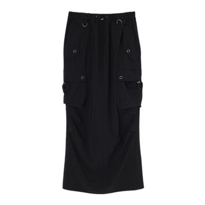 SLY欧美风多口袋工装裙半身裙