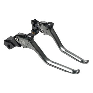 适用凯旋Speed400 Scrambler400X改装铝合金可调刹车手把离合牛角