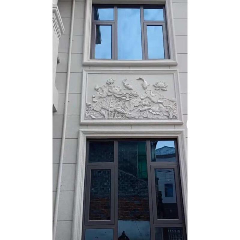 外墙eps浮雕别墅装饰外墙窗台线窗套线回纹线泡沫线条窗户浮雕