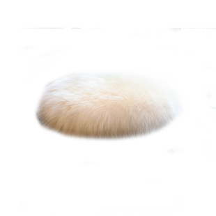 小沙纯羊毛皮圆形坐垫地毯羊毛椅垫羊毛沙发垫蒲团坐垫椅子垫方垫
