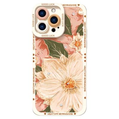 苹果型号软硅胶壳防摔全包山茶花