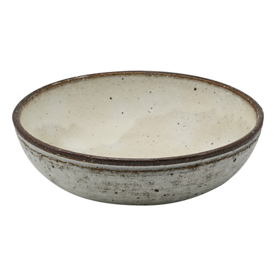 日本丸幸中岛濑户烧粗陶碗