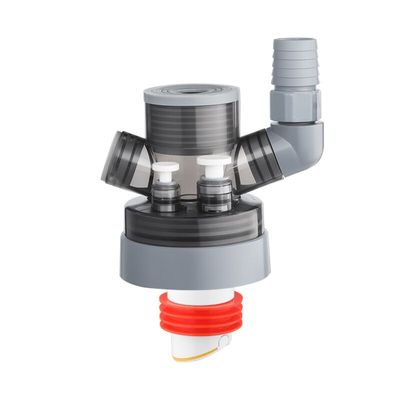 潜水艇洗衣机下水管三头通分水器洗烘干机排水管道二合一地漏接头