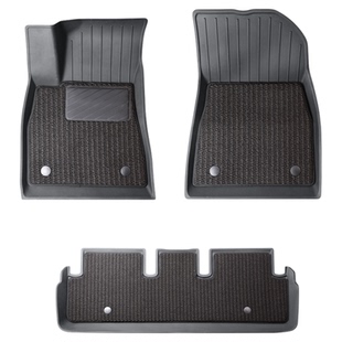 适用特斯拉焕新ModelY/3脚垫全包围地垫tpe地毯后备箱YL改装配件