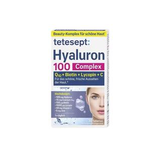 欧洲直邮Tetesept透明质酸复合片30粒维生素C维D3B12辅酶Q10补锌