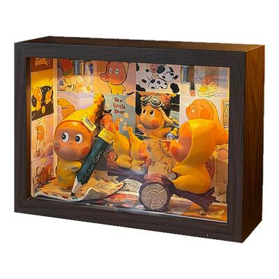 小夜灯2025新款公仔展示架