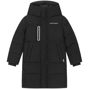 [加厚保暖]暇步士童装儿童长款羽绒服男童冬新款女大童三防户外服